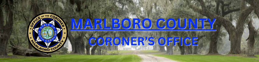 OFFICE OF THE CORONER | Marlboro County , SC Logo